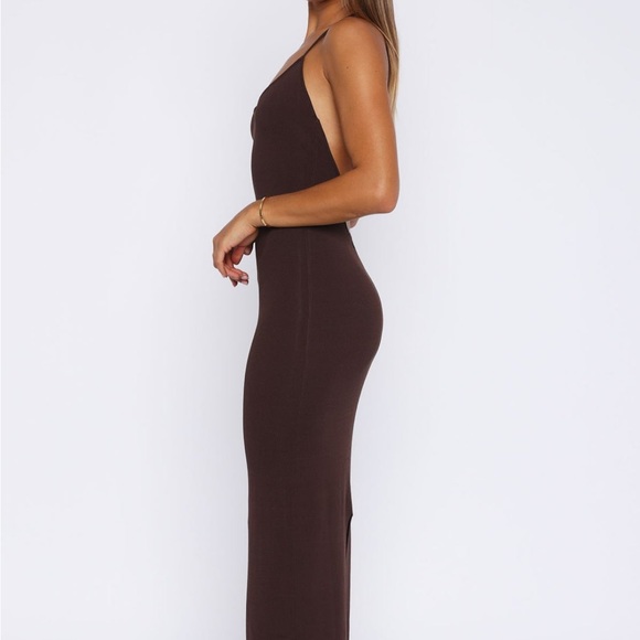 White Fox Boutique Brown Maxi Dress - Picture 3 of 7